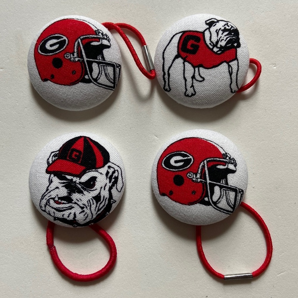🎉FINAL PRICE🎉 Georgia Bulldogs Football Hair Accessory 4 pack
